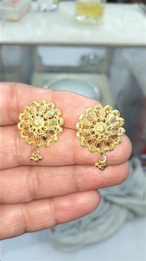 latest earring designs | gold earrings for women🥰#shortsfeed #earrings #shorts #tops