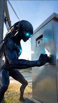 ALIEN CREATURE ATTACKS SECRET UNDERGROUND BASE CAUGHT ON CAMERA #alien #shelter #secret #base