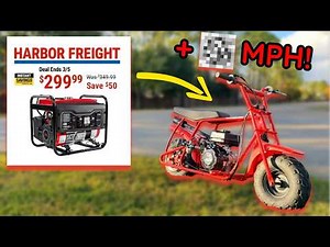 I Swapped a Generator Engine Into My Mini Bike | FRP Motor Swap! Part 1