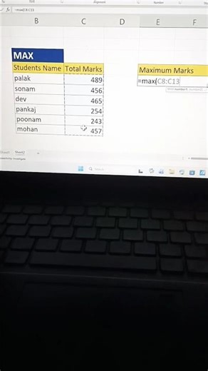 Use the Max function in Excel✅🤯#Excel#Excel tips#Excel tutorial#shorts