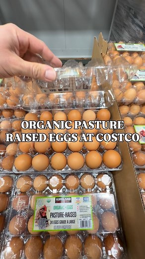 Amanda Tadros | Costcofam4u on Instagram: "Simple ingredients start with better basics 🥚 The Kirkland Signature Organic Pasture-Raised Eggs (24-count) are a staple I always keep stocked from Costco because the quality checks every box. ✔️ USDA Organic ✔️ Pasture-raised ✔️ Grade A ✔️ Certified organic feed ✔️ No hormones or antibiotics ✔️ Kosher Great for everyday breakfasts, baking, and protein-packed meals you feel good about serving. 💲 Price: $9.07 📦 Item: 1068080 #cost