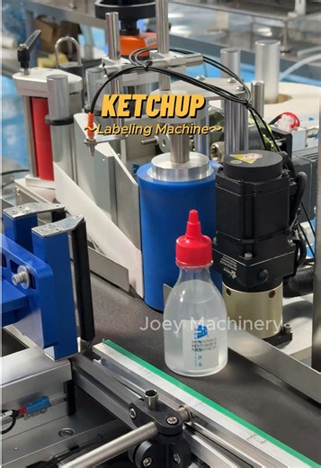 Automatic Ketchup Labeling Machine for Efficient Packing