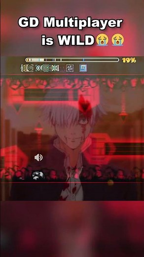 GD Multiplayer Is CRAZYY 😭😭#shorts #geometrydash