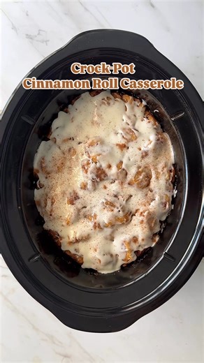 3.9M views · 49K reactions | Slow Cooker Cinnamon Roll Casserole Recipe: https://fitslowcookerqueen.com/slow-cooker-cinnamon-roll-casserole/ | Shannon Epstein - Fit Slow Cooker Queen | Facebook