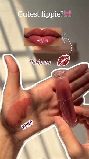 Cutest Korean lip tint for brown skin🤎 | Peripera Mood Glowy Tint review✨