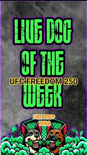 Live Dog of the Week for #ufcfreedom250 ! 💸🇺🇸