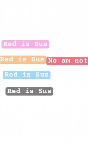Red is Sus .