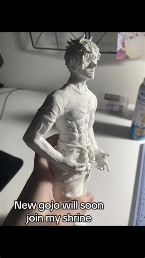 Sculpting Gojo: A Beginner's Journey in Figure Creation