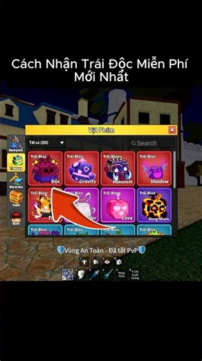 Cách Nhận Trái Độc Miễn Phí Mới Nhất Trong Blox Fruits #roblox #bloxfruits