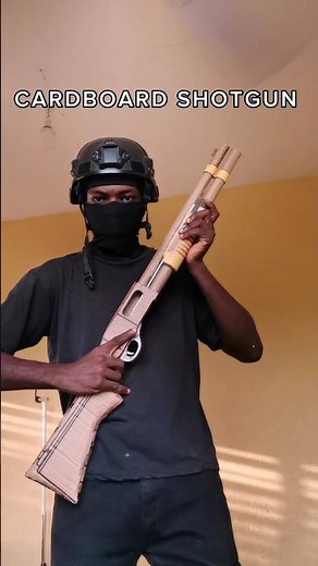 Cardboard Shell Ejecting Shotgun #cardboard #airsoft #guns #military #papergun