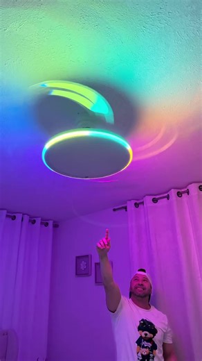 Ventilador de Techo Inteligente con Luz LED y Bluetooth