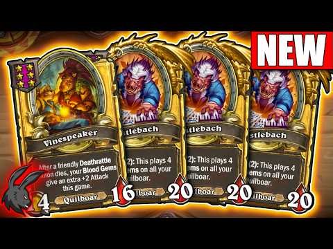 INSANE New Quilboar Game! @Slyders_HS | Hearthstone Battlegrounds Season 13 Commentary