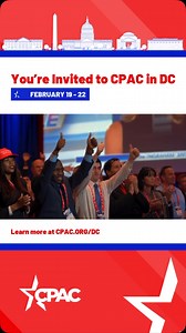 47K views · 9 comments | You’re Invited to CPAC in DC February 19-22, 2025 learn more at CPAC.org/DC and get your tickets before prices go up  | CPAC | Facebook