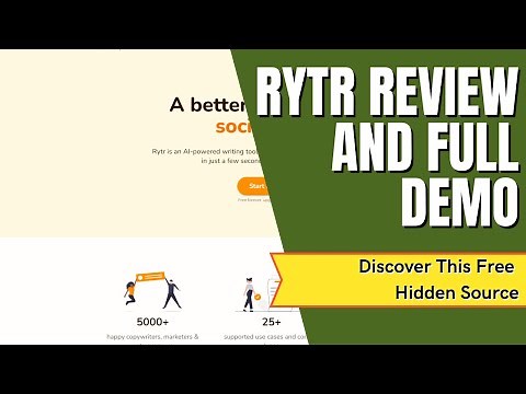 🆕Rytr Review And Tutorial - 🔥 Full Demo and Honest Review