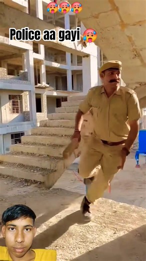 police aa gayi 🥵😱 #bodybuilding #attitude #naturalbodybilding #pawansahu #gangster #badmashi