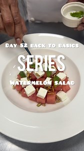 Day 52 back to basics series summer watermelon salad , citrus dressing is in day 18 #chefs #newchefs #chefslife #newgeneration #knowledge #chefsofinstagram #newchef #chefstalk | Diego Solis