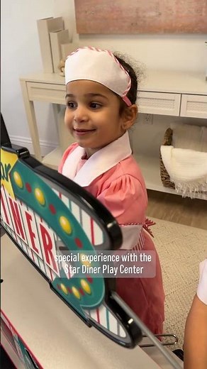 Melissa & Doug | Wooden Star Diner Restaurant | Waitress Role Play Costume Set