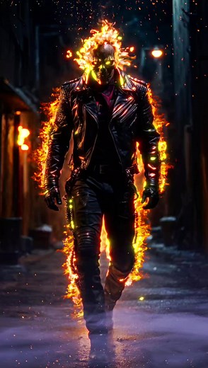 Live Ghost Rider Wallpaper - Animated Marvel Fanart