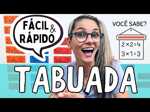 TABUADA - DICA PARA MEMORIZAR A TABUADA \\Prof. Gis/