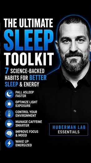 The Ultimate Sleep Toolkit: 7 Science-Backed Habits for Better Sleep & Energy | Huberman Lab #usa