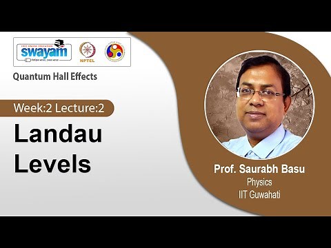 Lec 5: Landau Levels