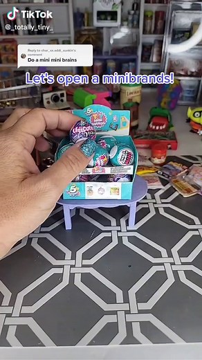 Let's open a mini minibrands! And...nothing! Follow to see what's inside other minis! #opening #miniature #fypシ #tt #4u