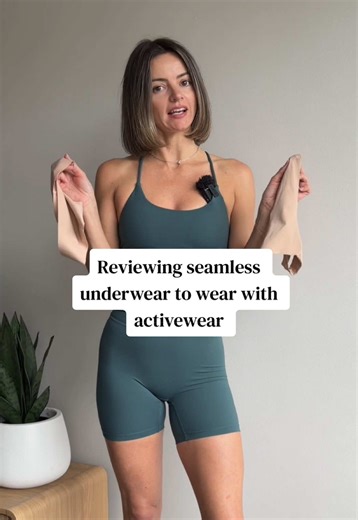 Reviewing seamless g-strings to wear with activewear @cottonon Invisible g-string vs @POSY Active G Original Result: Cotton on for petite, Posy for mid size and curvy #seamlessunderwear #activewear #review