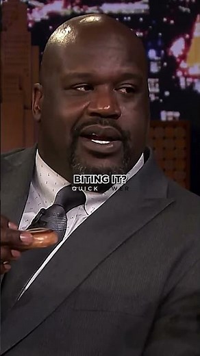 Shaq vs Fallon: No-Bite Donut Challenge🍩😂