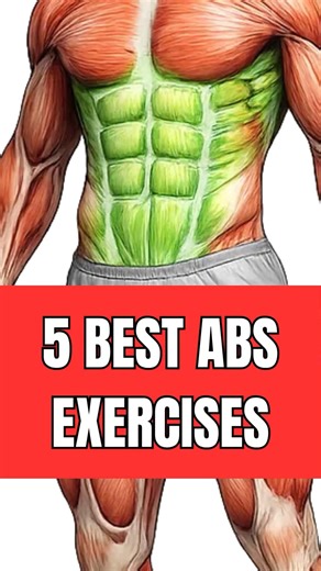 The Only 5 Best abs Exercises for Shredded Defined Abs #coreworkout #abs