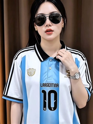 #เสื้อแฟนบอลโลก2026 #สไตล์อาเจนตินา🇦🇷 #ใส่ได้ทั้งชายและหญิง #เสื้อกีฬาพิมพ์ลาย #เสื้อบอล