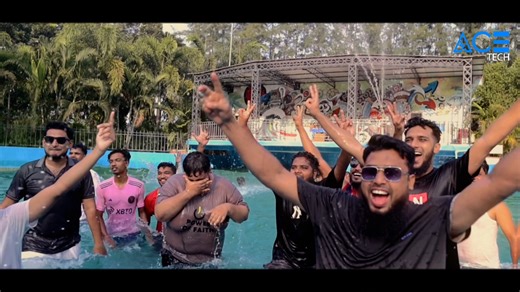 1.6K views · 26 reactions | Once upon a Natore afternoon, Ace Tech’s crew turned Green Valley Park into a playground of dreams. The crew captured every moment of this video, from heartfelt huddles to wave pool splashes.  Tour Highlights Splashy wave pool fun Heartwarming team selfies Unity that sparks ideas #AceTech #OfficeTour2025 #GreenValleyPark #TeamAce #StrongerTogether #AceTechFamily #WorkAndFun #TeamBuilding #Memories #Natore #OfficeVibes | Ace Tech | Facebook