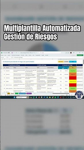 🚨RISK MANAGEMENT TEMPLATE 9001 Based on 31001 🚨