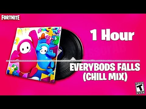 Fortnite Everybody Falls (Chill Mix) Lobby Music 1 Hour! | New Fall Guys Collab : Gaming Legends