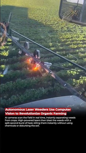 The insane engineering inside a weed-killing laser #engineering #tech #shorts