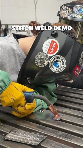Stitch weld demo #shorts