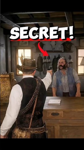 RDR2 Gun Store Hidden Basement Secret 😳