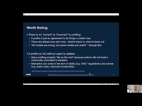 FHIR Profiling Overview, Mark Kramer, PhD, 2022