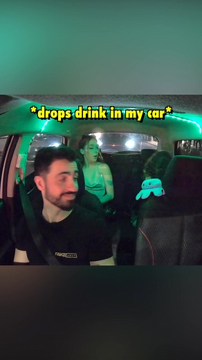 Passenger Accidentally Spills Drink in Uber Car