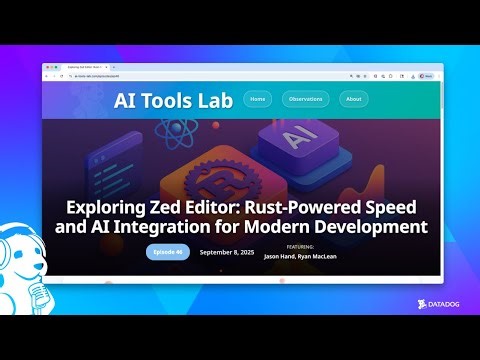 Exploring Zed Editor: Rust-Powered Speed and AI Integration for Modern Development