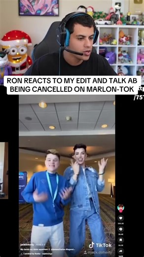 ROB IS UNCANCELLABLE HE JS MAKING JOKES AND TROLLING @Marlon @Jason😅@StableRonaldo #stableronaldo #reacts #funny #edit #marlon