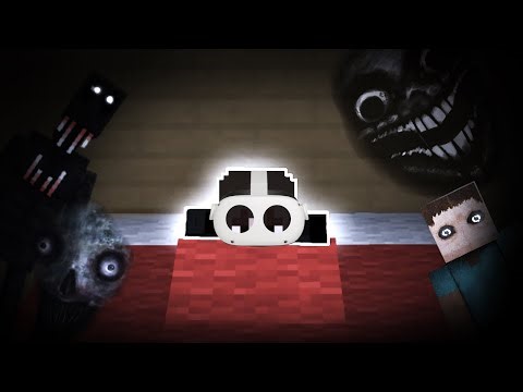 I Slept Overnight in Minecraft VR with Horror Mods