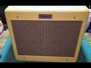 Fender 57 Custom Champ Guitar Amplifier Analysis and Demo Not a Repair Fun Tube Changing Video