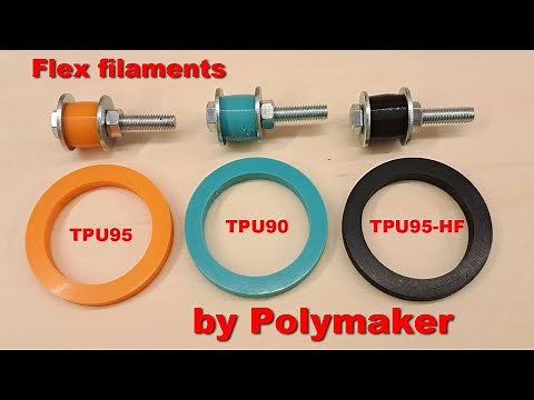 Maybe too detailed flex filament test - Polymaker TPU90 vs TPU95 vs TPU95-HF