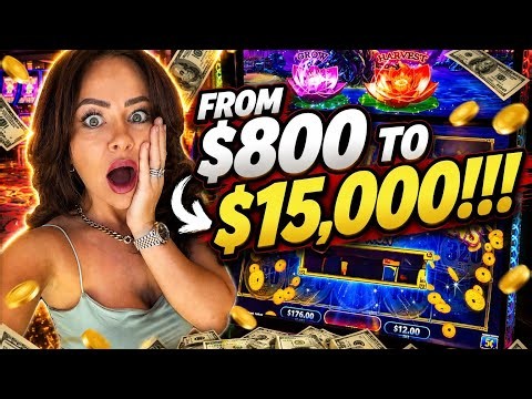 How I Turned $800 Into $15,000 in Just 1 HOUR at the Casino!! 🤯