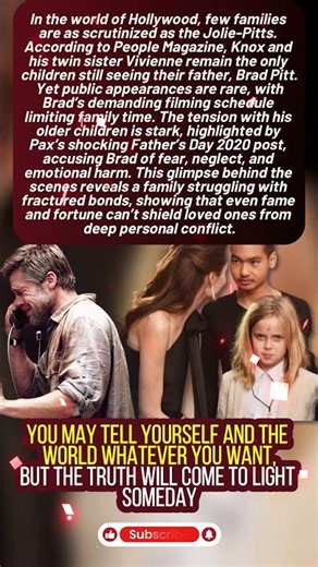 Inside the Jolie-Pitt Family Rift: Knox and Vivienne’s Rare Connection With Dad