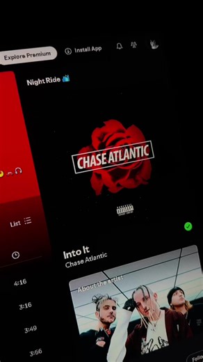 Best Night Ride Playlist on Spotify