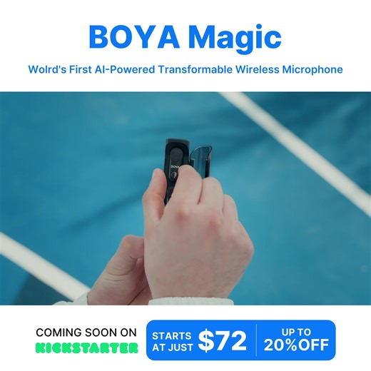 19 reactions | BOYA Magic|Unleash Pro Audio in 4 Modes – Clip-On,...