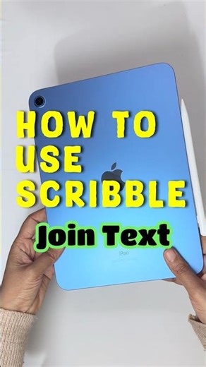 iPad Scribble Tips – Merge Text in Seconds