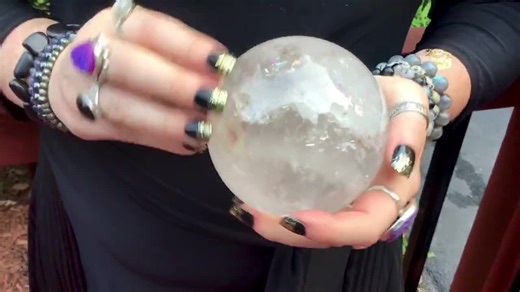 Clear Quartz Crystal Ball: 3.5" Polished Sphere, Reiki Altar Decor - Etsy
