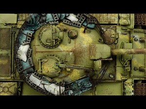 When You Combine Hairspray Chipping And Post-Shading (T-55, Tamiya 1/48)